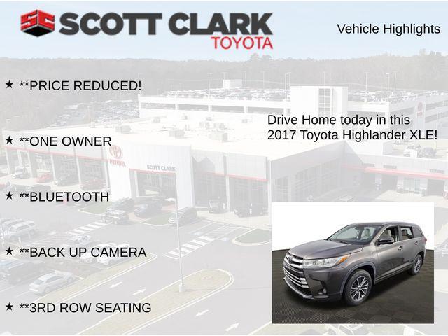 used 2017 Toyota Highlander car, priced at $20,424