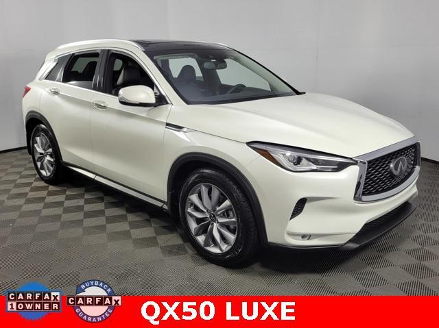 used 2021 INFINITI QX50 car, priced at $25,548