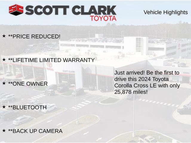 used 2024 Toyota Corolla Cross car, priced at $25,216
