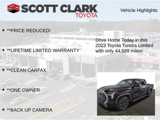 used 2023 Toyota Tundra car, priced at $44,270