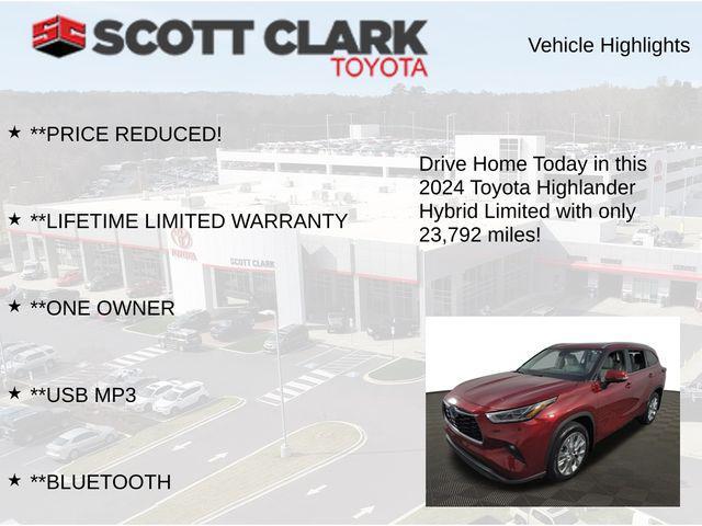 used 2024 Toyota Highlander Hybrid car, priced at $47,926