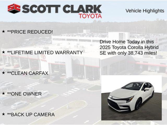 used 2025 Toyota Corolla Hybrid car, priced at $21,168