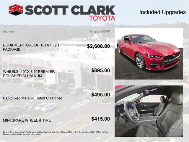 used 2024 Ford Mustang car, priced at $27,220