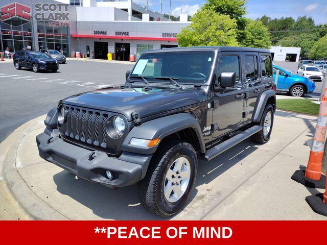 used 2018 Jeep Wrangler Unlimited car, priced at $24,687