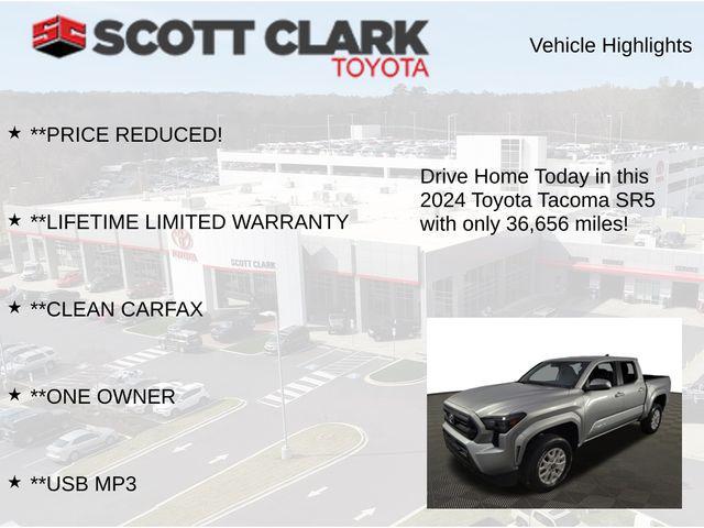 used 2024 Toyota Tacoma car, priced at $32,199