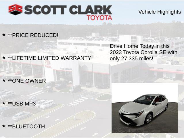used 2023 Toyota Corolla car, priced at $21,248
