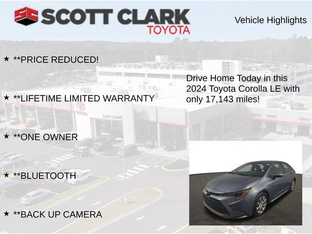 used 2024 Toyota Corolla car, priced at $19,820