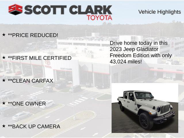 used 2023 Jeep Gladiator car, priced at $33,223
