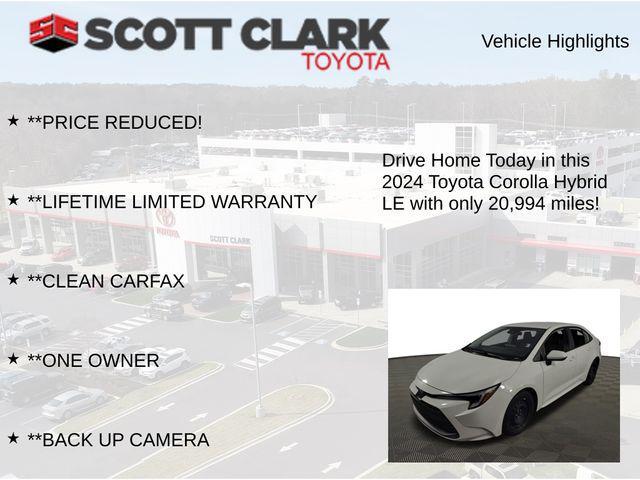 used 2024 Toyota Corolla Hybrid car, priced at $23,005