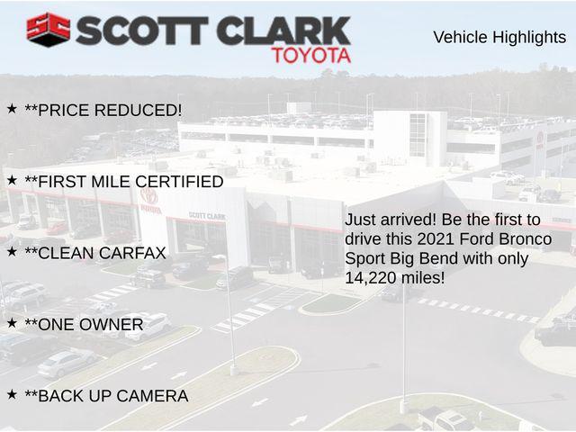 used 2021 Ford Bronco Sport car, priced at $25,789