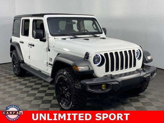 used 2021 Jeep Wrangler Unlimited car, priced at $32,329