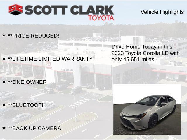 used 2023 Toyota Corolla car, priced at $18,336