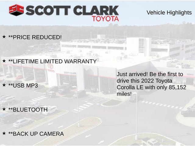 used 2022 Toyota Corolla car, priced at $17,254