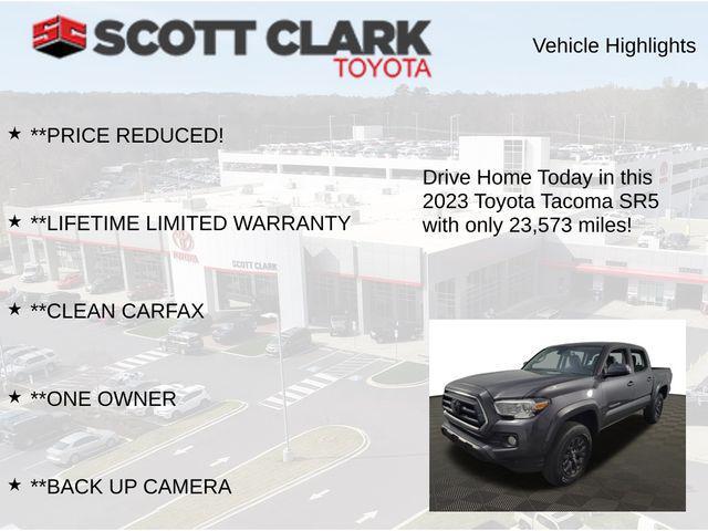 used 2023 Toyota Tacoma car, priced at $31,559
