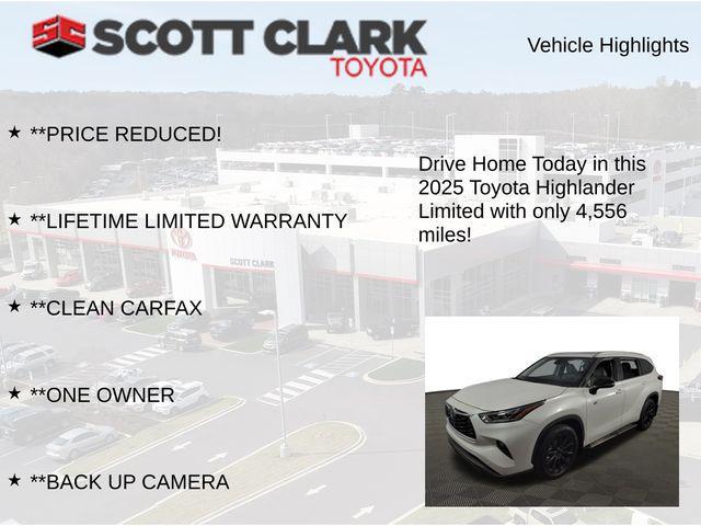 used 2025 Toyota Highlander car, priced at $47,867
