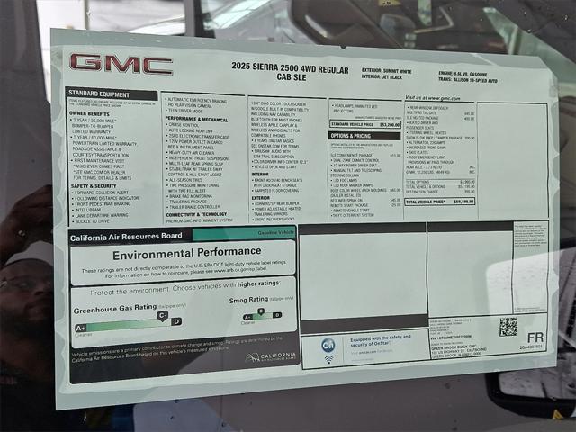 new 2025 GMC Sierra 2500 car, priced at $59,190