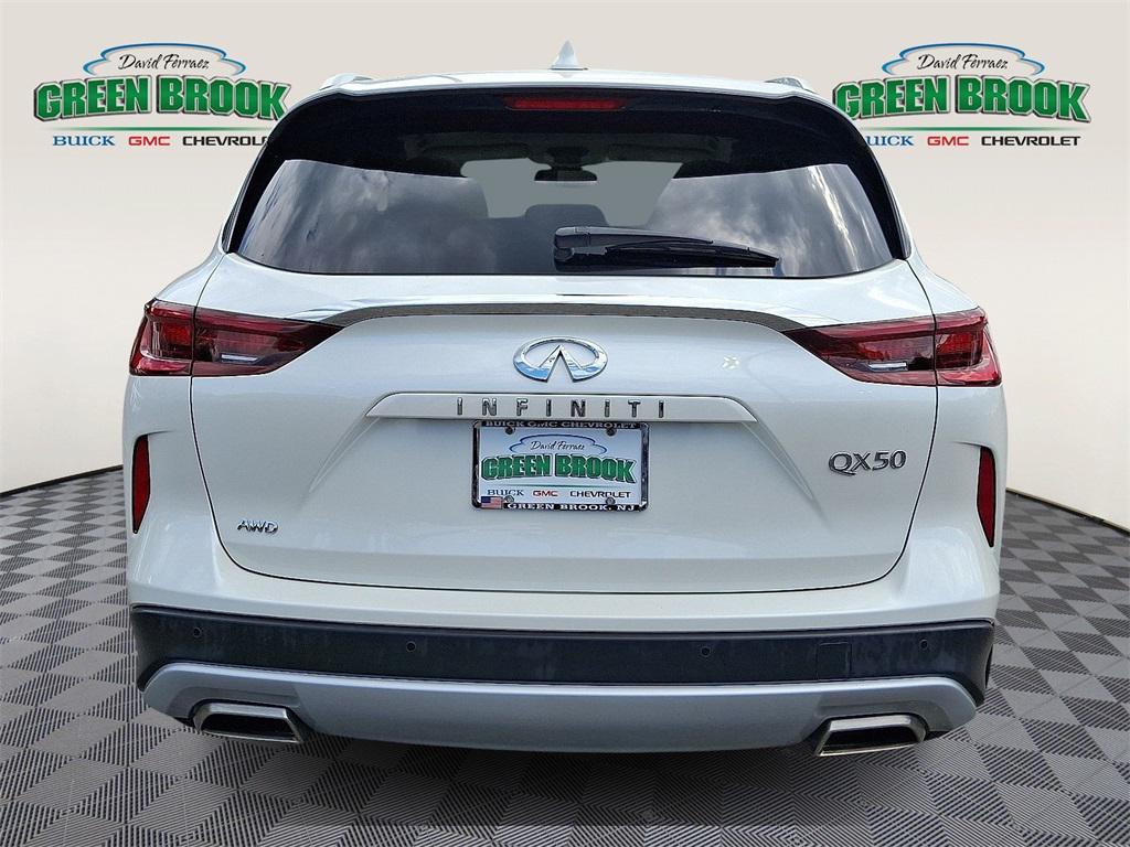 used 2022 INFINITI QX50 car, priced at $31,512
