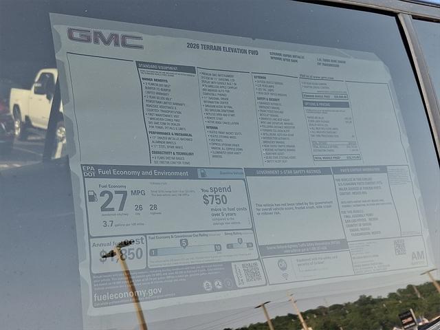 new 2026 GMC Terrain car, priced at $32,115