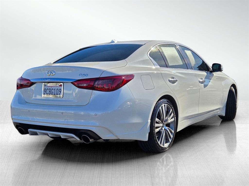 used 2022 INFINITI Q50 car, priced at $35,900