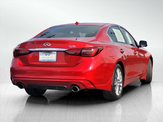 used 2022 INFINITI Q50 car, priced at $29,900