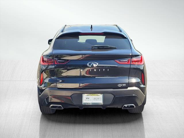 used 2022 INFINITI QX55 car, priced at $33,900