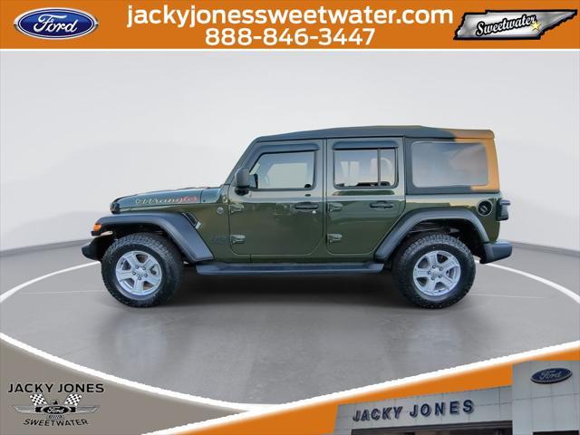 used 2022 Jeep Wrangler Unlimited car, priced at $31,395