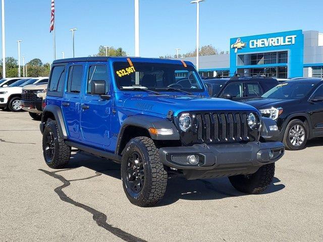 used 2022 Jeep Wrangler Unlimited car, priced at $29,907