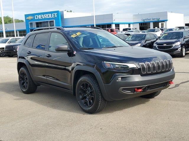 used 2021 Jeep Cherokee car, priced at $27,497