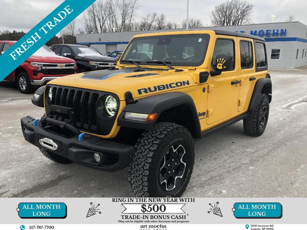 used 2021 Jeep Wrangler Unlimited 4xe car, priced at $34,795