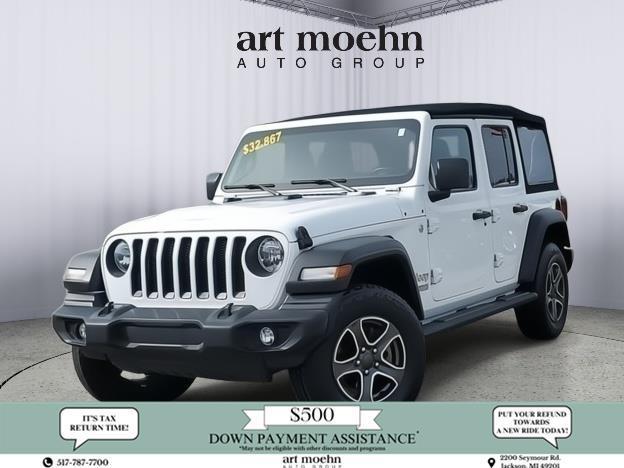 used 2021 Jeep Wrangler Unlimited car, priced at $27,967