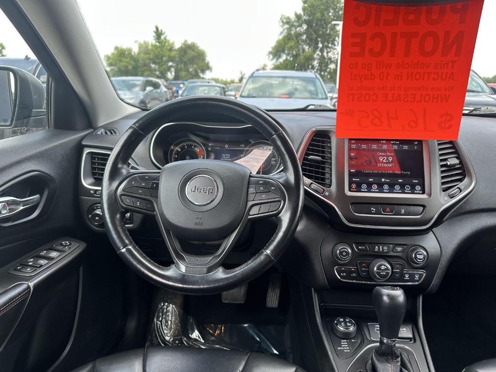 used 2021 Jeep Cherokee car, priced at $16,485