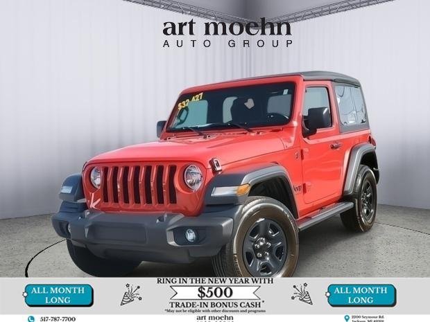 used 2022 Jeep Wrangler car, priced at $27,927