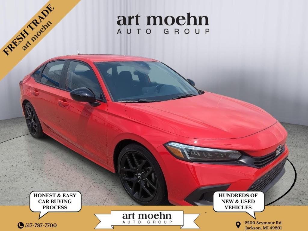 used 2022 Honda Civic car, priced at $23,989