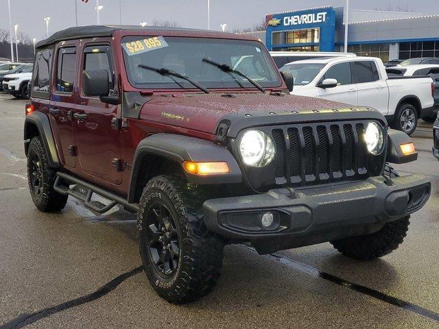 used 2021 Jeep Wrangler Unlimited car, priced at $28,895