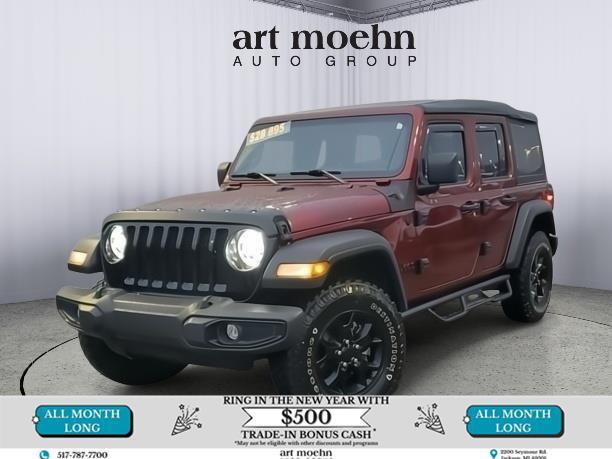 used 2021 Jeep Wrangler Unlimited car, priced at $28,895