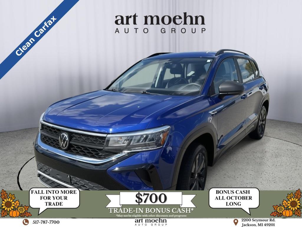 used 2023 Volkswagen Taos car, priced at $17,959