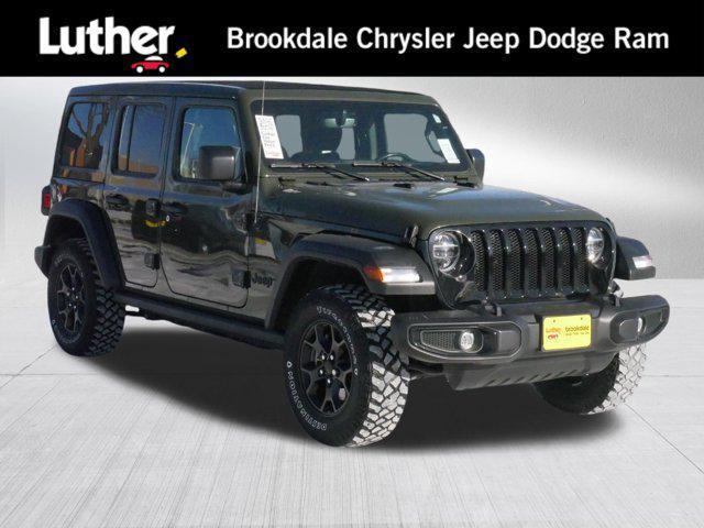 used 2021 Jeep Wrangler car, priced at $32,500