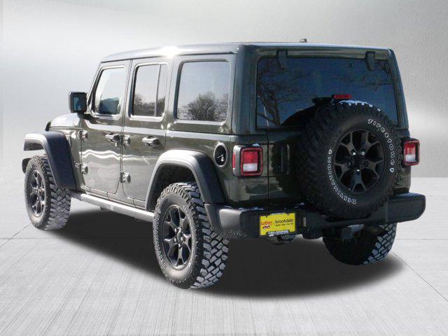 used 2021 Jeep Wrangler car, priced at $32,500