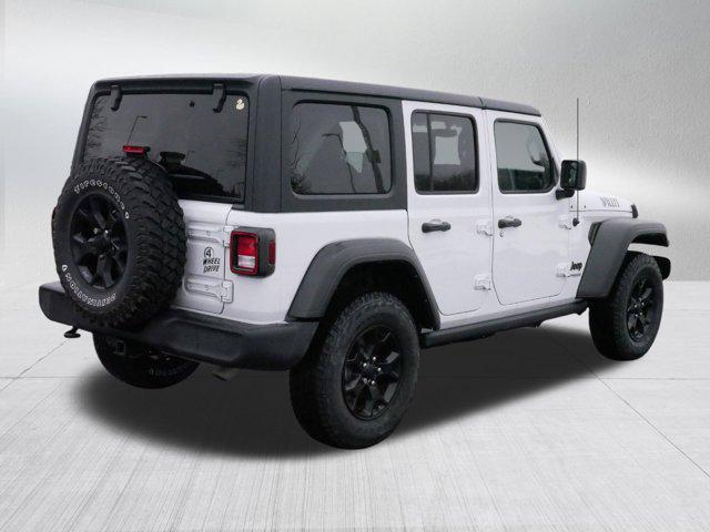 used 2021 Jeep Wrangler car, priced at $31,500