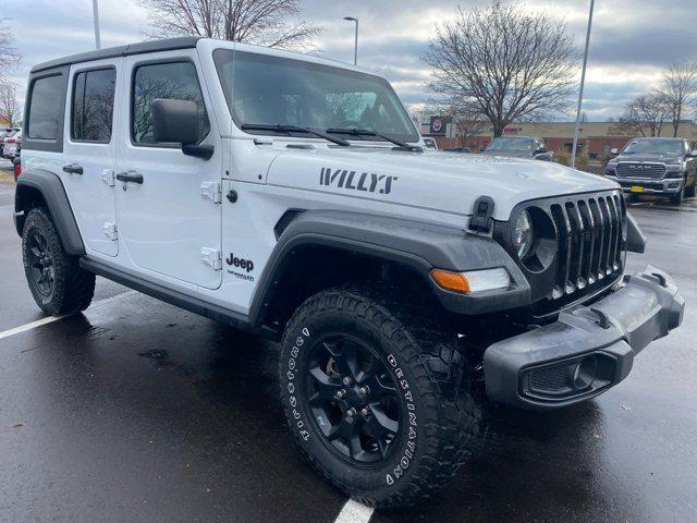 used 2021 Jeep Wrangler car, priced at $33,800