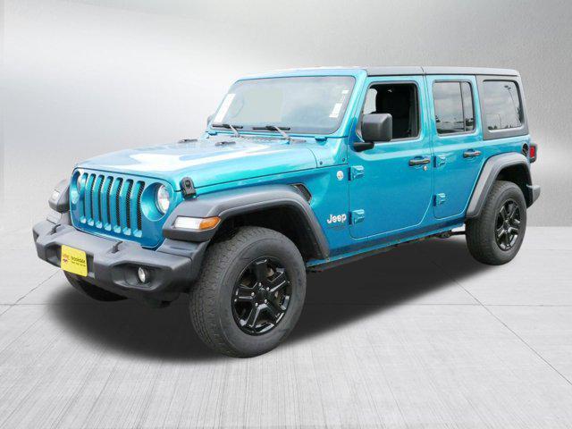 used 2020 Jeep Wrangler Unlimited car, priced at $23,500