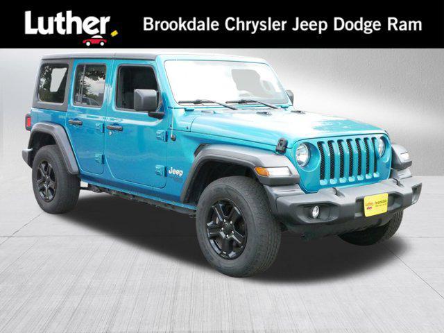 used 2020 Jeep Wrangler Unlimited car, priced at $24,788
