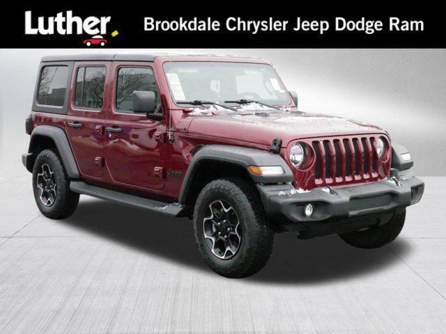 used 2021 Jeep Wrangler Unlimited car, priced at $32,753