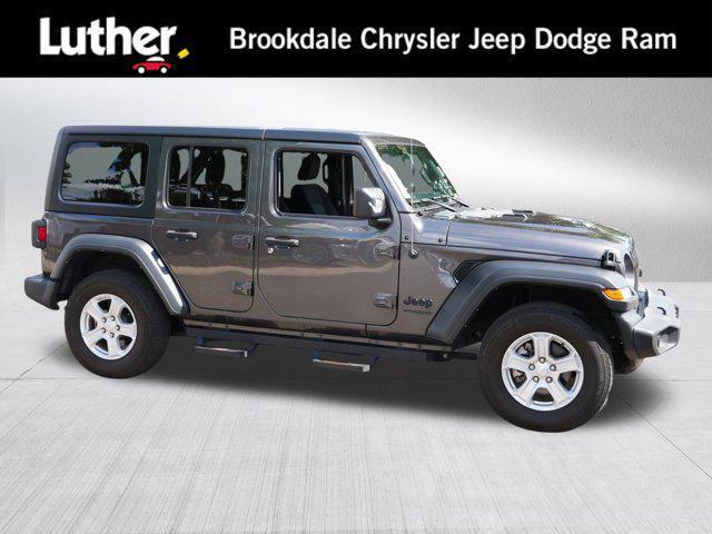 used 2022 Jeep Wrangler Unlimited car, priced at $31,588