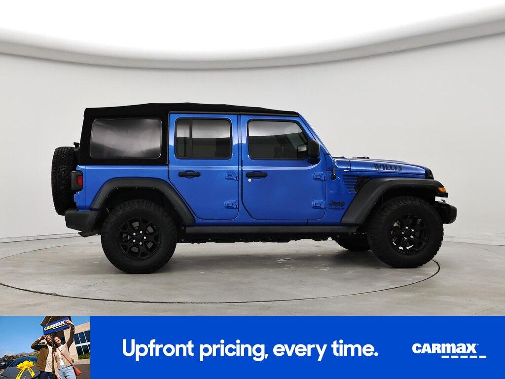 used 2021 Jeep Wrangler car, priced at $28,998