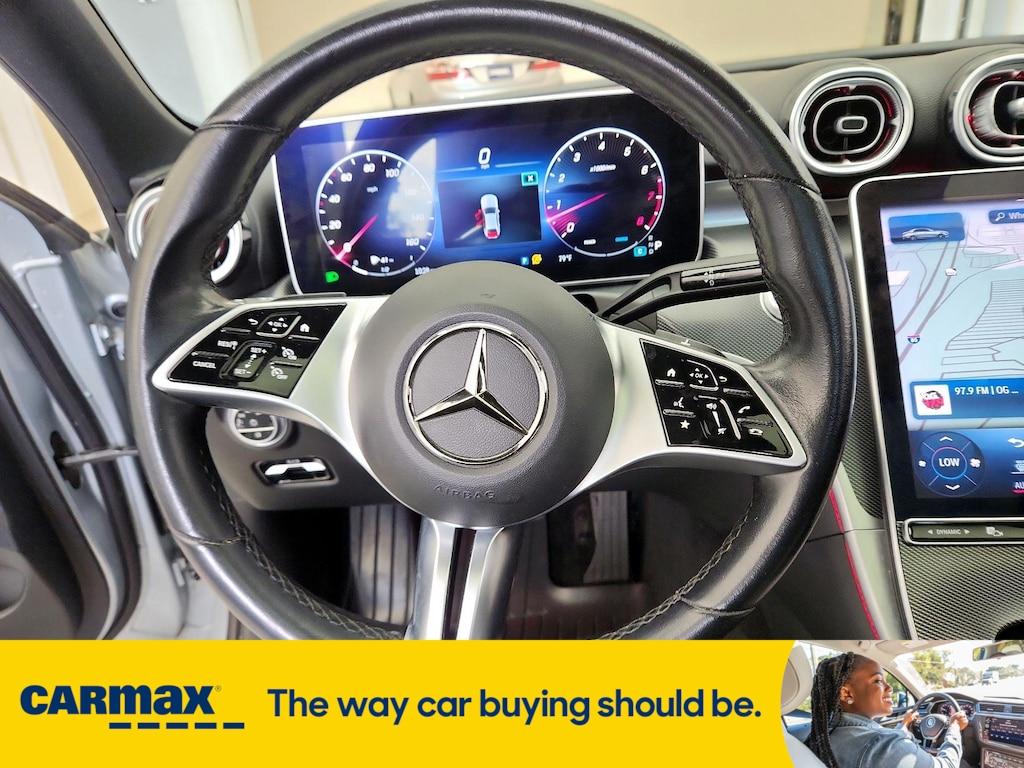used 2023 Mercedes-Benz C-Class car, priced at $34,998