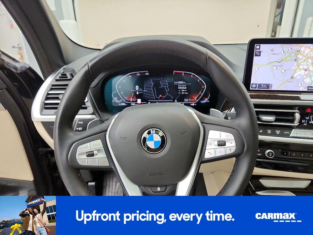 used 2022 BMW X3 car, priced at $35,998