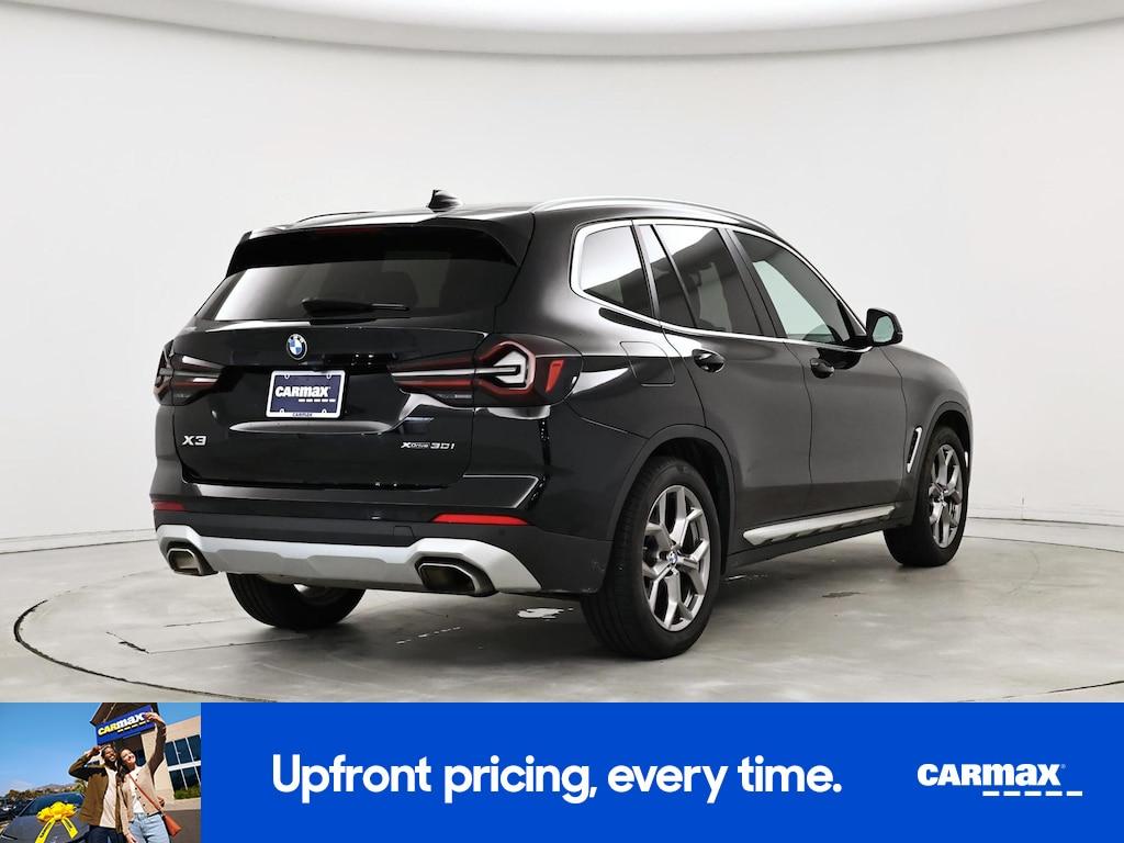 used 2022 BMW X3 car, priced at $33,998