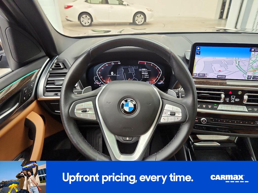 used 2022 BMW X3 car, priced at $33,998