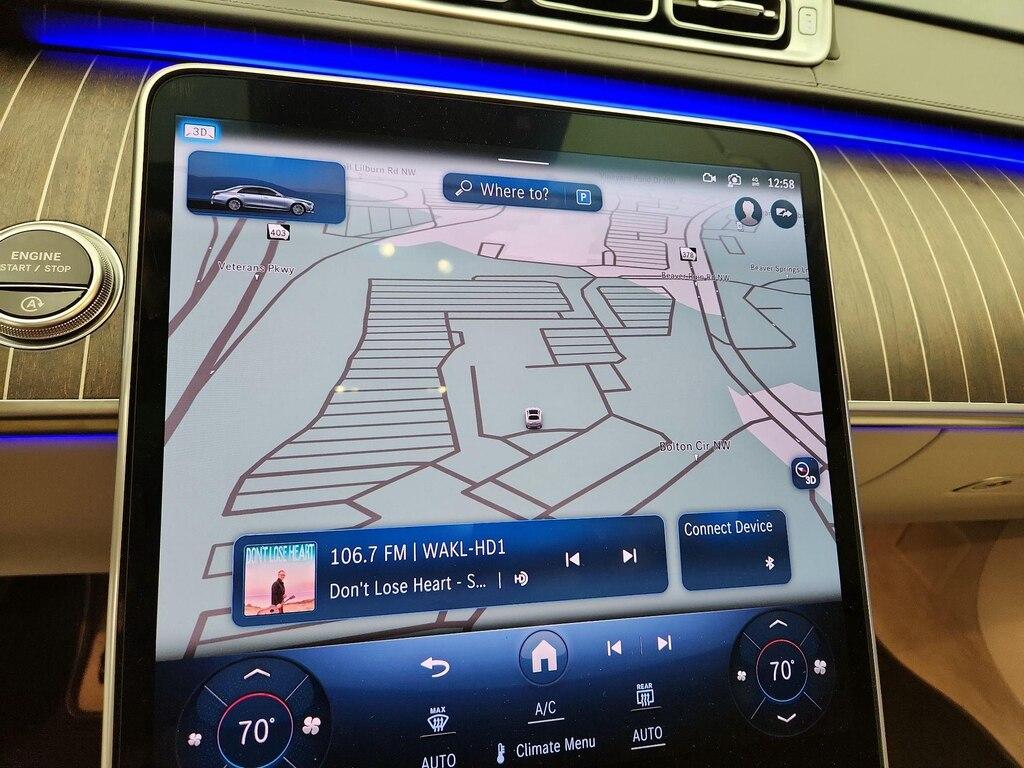 used 2021 Mercedes-Benz S-Class car, priced at $75,998